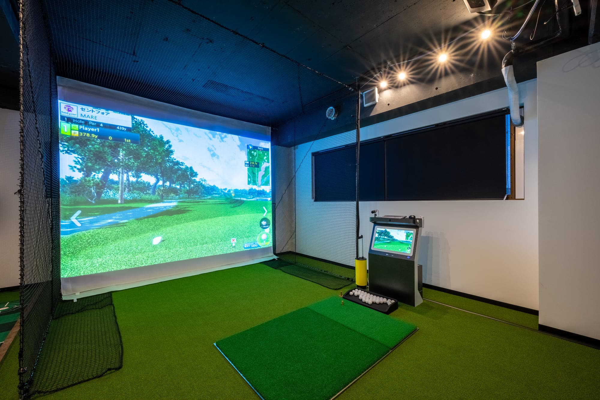 ゴルフ施設の様子