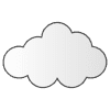 天気予報「雲」のアイコン